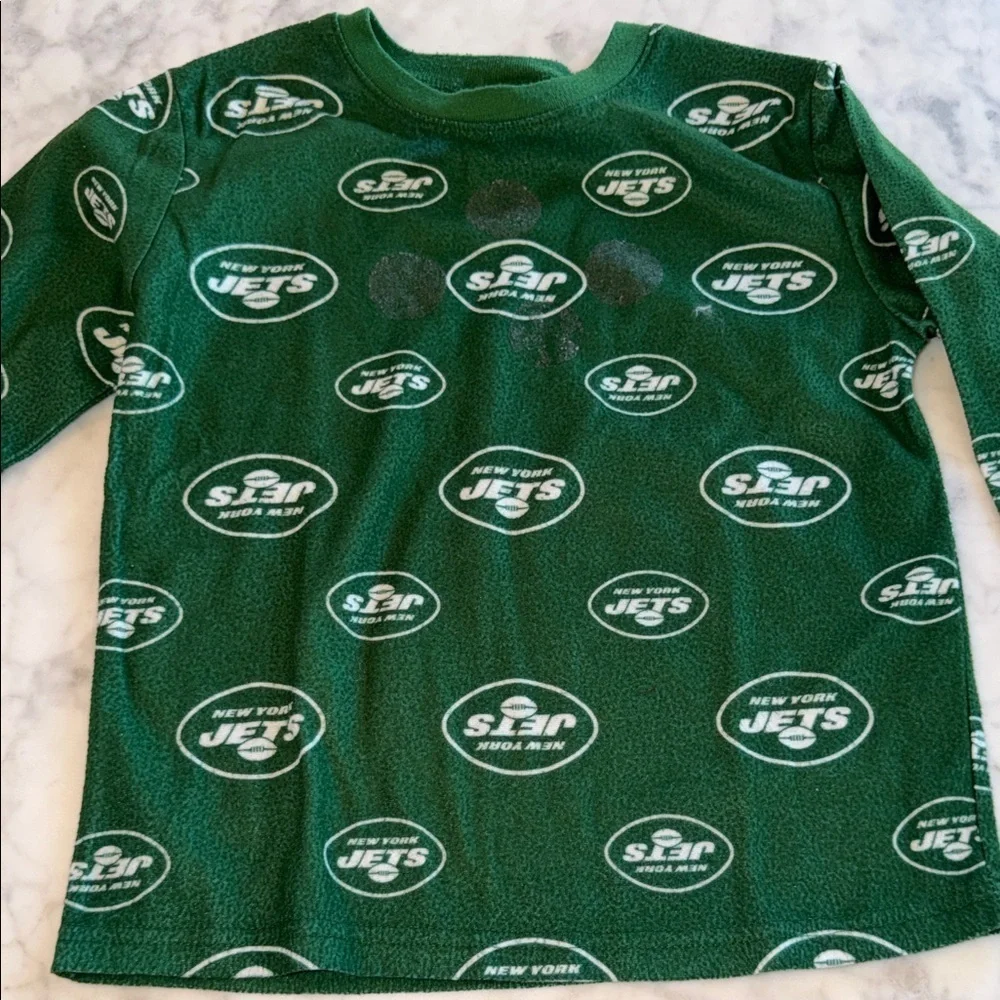 NFL Green Jets Logo Sleepwear Set 5/6Y